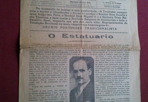Jornal-A tradição-Ano I-N.º 1-Lisboa-1925