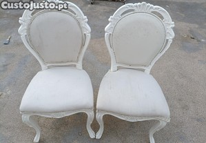 2 cadeiras Época antigas para restauro