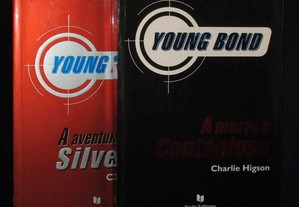 Livros Young Bond A Aventura no lago SilverFin / A Morte é Contagiosa Charlie Higson 
