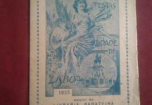 Programa das Festas da Cidade de Lisboa-Livraria Barateira-1935