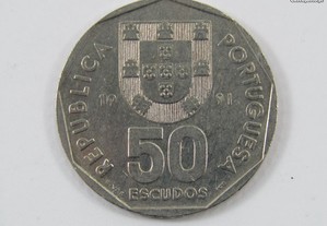 Moeda 50 escudos 1991