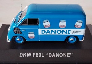 * Miniatura 1:43 "Carrinhas de Distribuição" | DKW F89L | Publicidade: Danone