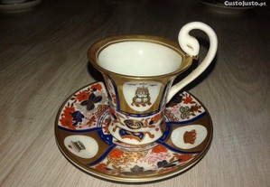 Chávena de café em porcelana