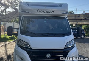 Autocaravana Chausson cama central garagem Fiat Ducato 2300 130 CV
