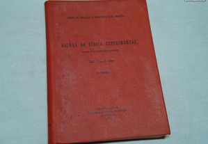 Livro antigo Lições de Física Experimental 2 edição 1966