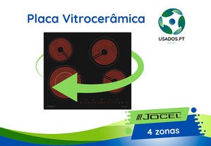 Placa Vitrocerâmica de Encastre 4 zonas Jocel