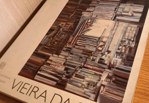 Livro antigo catálogo de exposição de Vieira da Silva