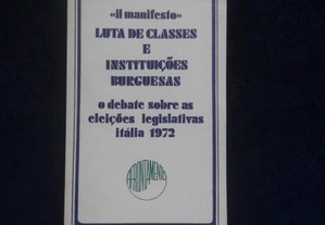 O debate sobre as eleições legislativas - Itália 1972