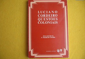 Luciano Cordeiro, Questões Coloniais - A. Carvalho