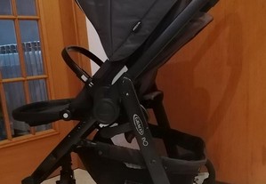 Carrinho para bebé Graco com cadeira de passeio e porta-bebés
