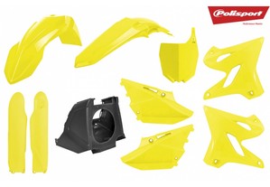 Kit plasticos polisport amarelo fluor yamaha yz 125 / 250