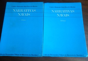 "Narrativas Navais" 2 Volumes de João Braz de Oliveira - 2ª Edição de 1970