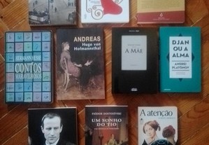 Vários livros de autores nacionais e estrangeiros (desde 5EUR)