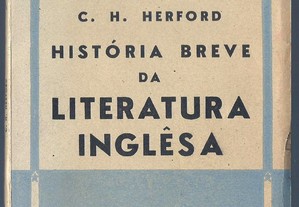 História Breve da literatura Inglesa (1941) / Cadernos Inquérito
