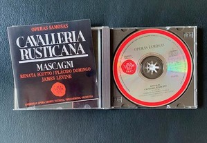 Mascagni: CAVALLERIA RUSTICANA, edição clássica: Levine, Scotto, Domingo: CDs de ópera