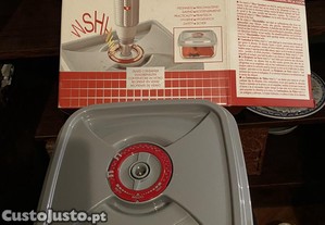 tuperware de vacuo de vidro