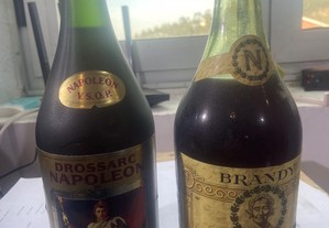 2- garrafas de Brandy Francês