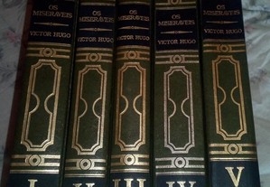 Coleção Os Miseráveis (Victor Hugo)- 5 volumes