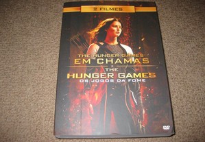 2 DVDs da Saga "The Hunger Games" com Box Arquivadora!