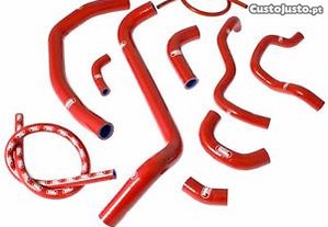 Kit tubos radiador samco vermelho honda cbr 600rr 03-04