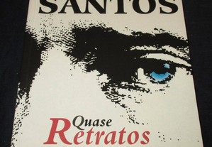 Livro Quase Retratos Almeida Santos autografado