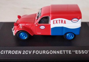 * Miniatura 1:43 "Carrinhas de Distribuição" | Citroen 2CV Fourgonnette | Publicidade: "Esso"