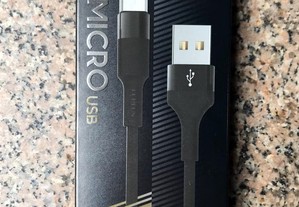 Cabo carregador Micro USB - Fast charging - Novo