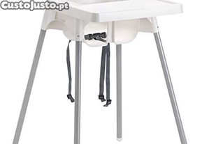 cadeira de bebé com tabuleiro do ikea
