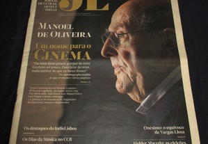 Jornal de Letras Artes e Ideias Manoel de Oliveira Um nome para o Cinema