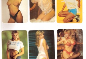 Coleção completa de 12 calendários sobre Samantha Fox 1991