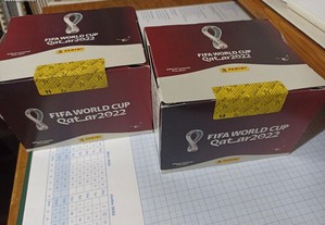 Caixa 100 saquetas Mundial Qatar 2022 Panini cromos