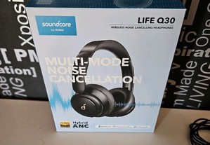 Auscultadores SoundCore Life Q30 - Como Novos