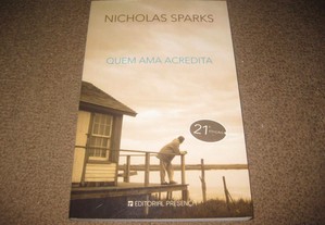 Livro "Quem Ama Acredita" de Nicholas Sparks