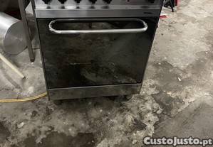 Fogão inox a gás de garrafa butano