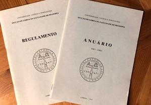 Univ. Católica Faculdade de Filosofia: Anuário e Regulamento 1983-84