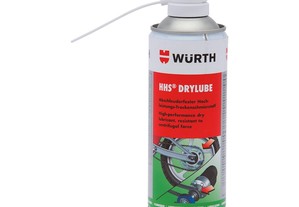 Spray lubrificante corrente wurth 400ml dry lube moto hss