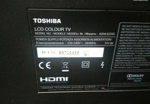 Lcd Toshiba 42hl833g para peças