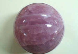 Bola de quartzo rosa diam.10,5cm