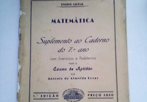 Matemática-Suplemento ao Caderno do 7.º Ano