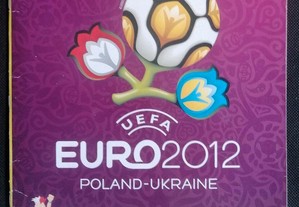 Caderneta de cromos futebol completa do Euro 2012 edição da Panini