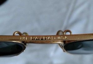 Óculos Originais Ray Ban Aviator Lentes B&L USA