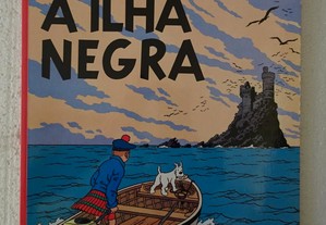 Livro - As aventuras de Tintin - A Ilha negra