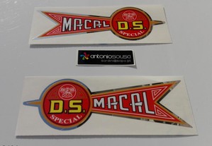 Macal DS Special M70 par de autocolantes emblemas