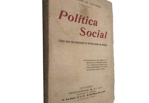 Política social - Dr. António de Carvalho