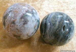 Bola mineral semi-precioso jaspe orbicular 6,2cm