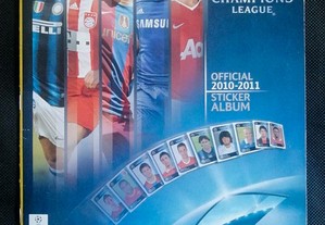 Caderneta de cromos de futebol Panini completa da Liga dos Campeões 2010 /11