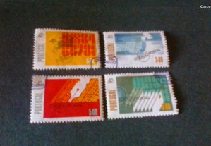Filatelia 4 selos s/completa usados 1978 Lançamento do Código Postal