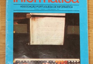 Revista Informática Vol.2 Nº.3 ano 1981