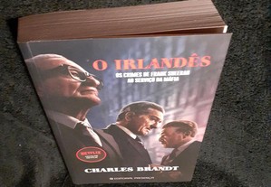 O Irlandês, de Charles Brandt. Estado impecável. Livro nunca lido.