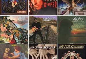 27 CDs - Hard Rock - Raros - Muito Bom Estado